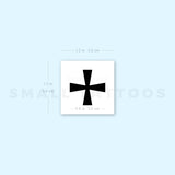 Cossack Cross Temporary Tattoo (Set of 3)