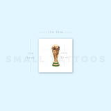 World Cup Trophy Temporary Tattoo (Set of 3)