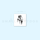 Plague Doctor Temporary Tattoo (Set of 3)