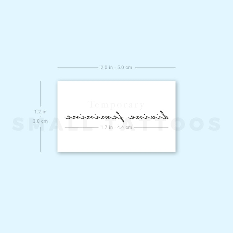 Divine Feminine Temporary Tattoo (Set of 3)