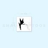Tinker Bell Silhouette Temporary Tattoo (Set of 3)