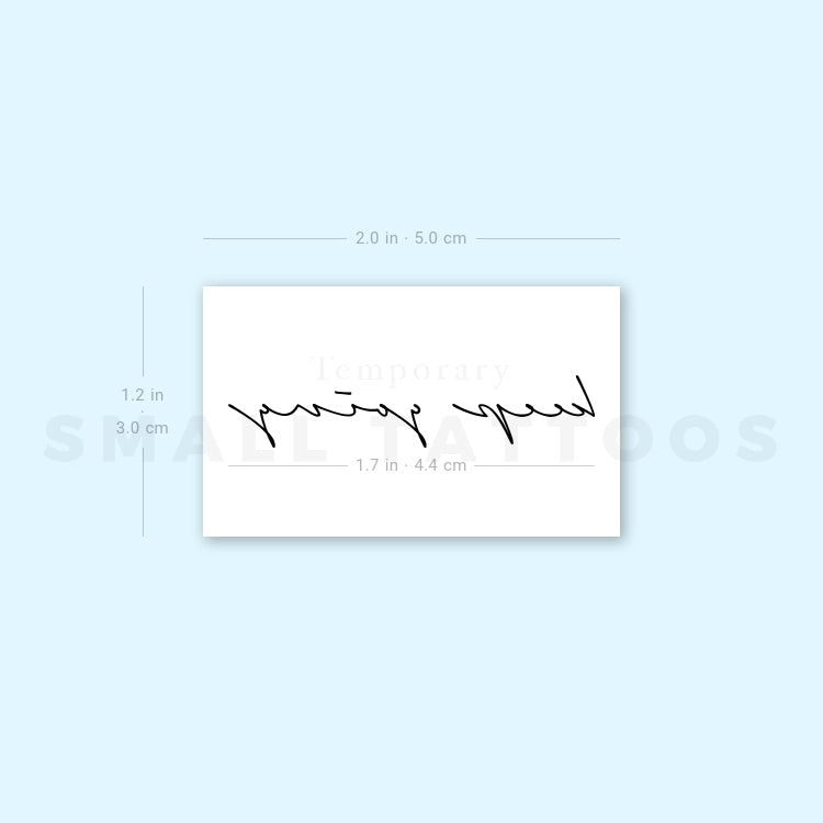 Keep Going Temporary Tattoo (Set of 3)