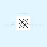 Sigil Of Saturn Temporary Tattoo (Set of 3)