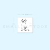 Golden Retriever Temporary Tattoo (Set of 3)