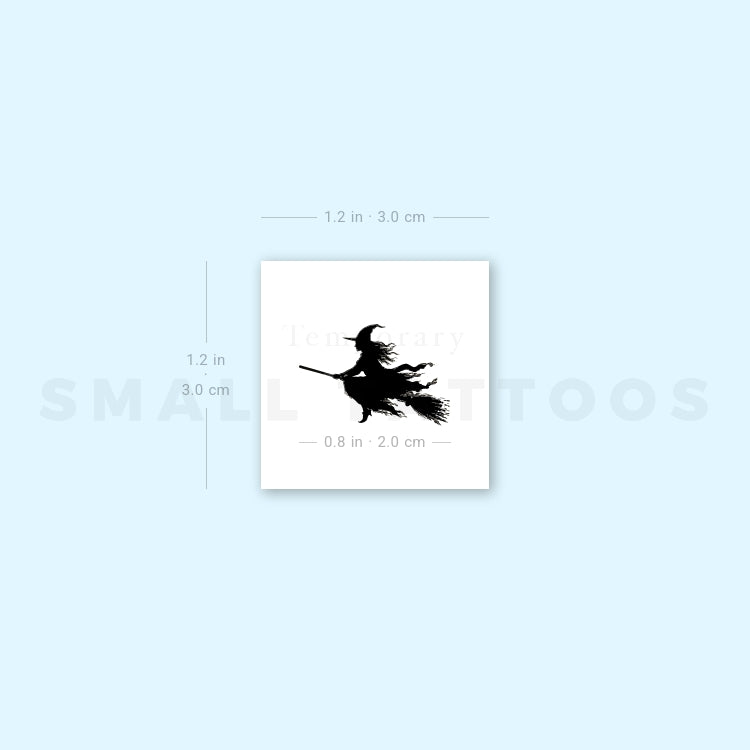 Witch Temporary Tattoo (Set of 3)