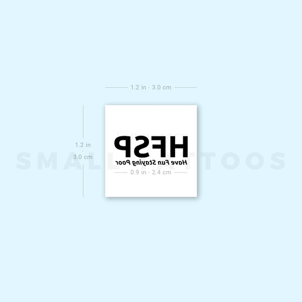 HFSP Temporary Tattoo (Set of 3)