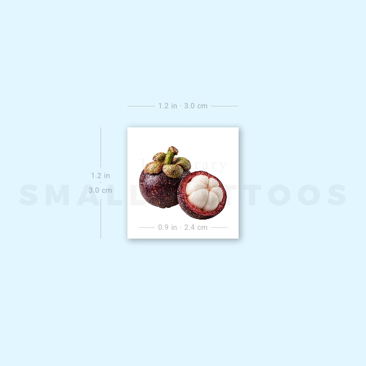 Mangosteen Temporary Tattoo (Set of 3)