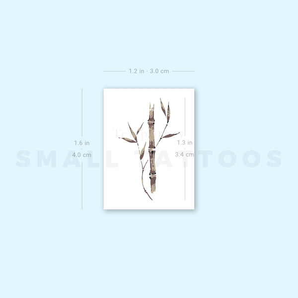 Bamboo Temporary Tattoo (Set of 3)