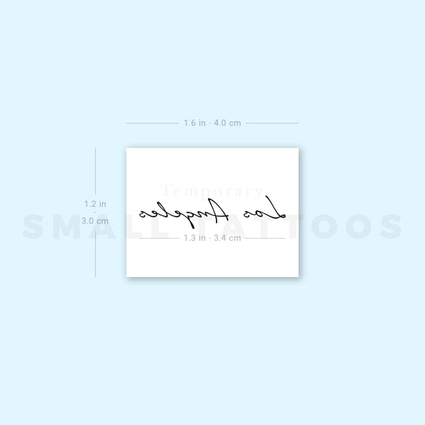 Los Angeles Temporary Tattoo (Set of 3)