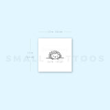 Curious Hedgehog Temporary Tattoo (Set of 3)