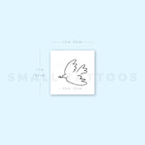 Little Dove Of Peace Temporary Tattoo (Set of 3)