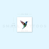 Realistic Hummingbird Temporary Tattoo (Set of 3)