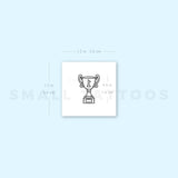 Trophy Temporary Tattoo (Set of 3)