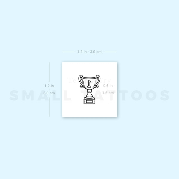 Trophy Temporary Tattoo (Set of 3)