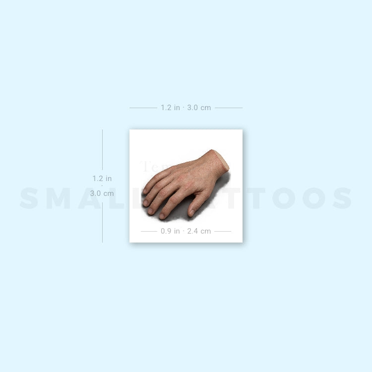 Severed Hand Temporary Tattoo (Set of 3)
