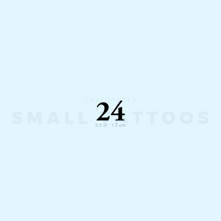 24 Temporary Tattoo (Set of 3)