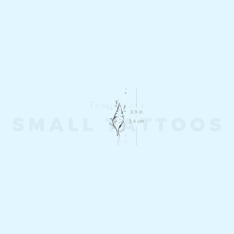 Tulip Shell By Stefano Mazza Temporary Tattoo (Set of 3)