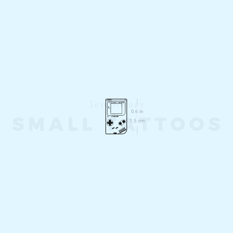 Little Game Boy Temporary Tattoo (Set of 3)