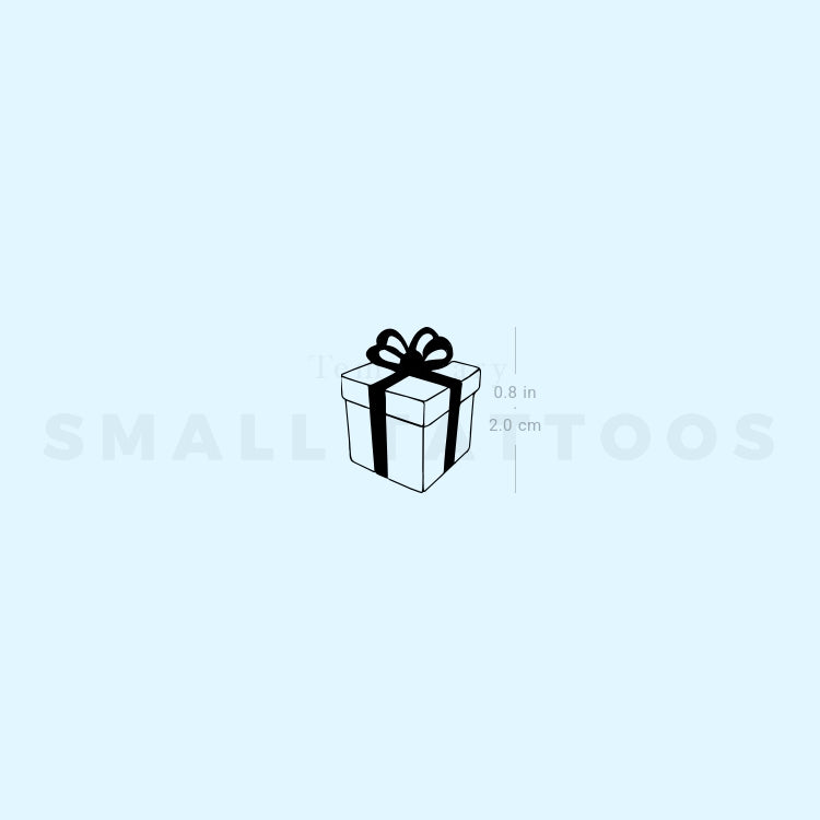 Gift Box Temporary Tattoo (Set of 3)