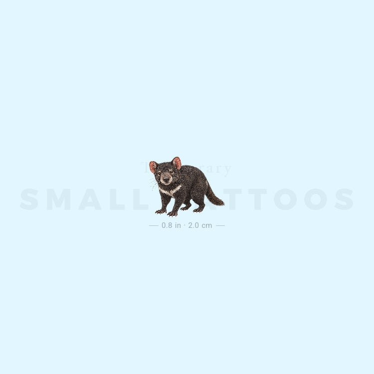 Tasmanian Devil Temporary Tattoo (Set of 3)