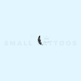 Black Feather Temporary Tattoo (Set of 3)
