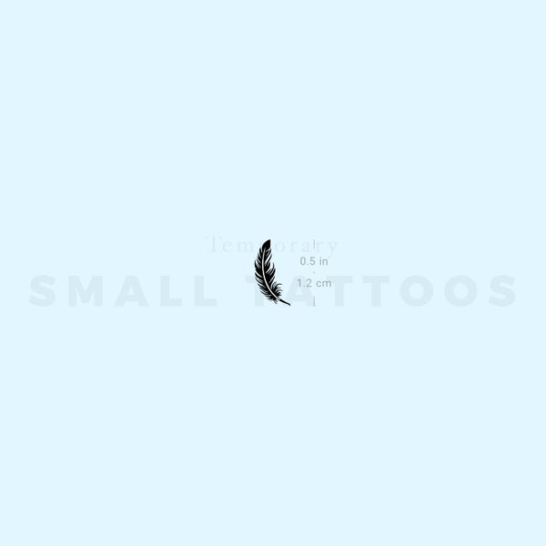Black Feather Temporary Tattoo (Set of 3)