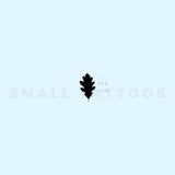 Oak Leaf Temporary Tattoo (Set of 3)