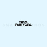 365 Partygirl Temporary Tattoo (Set of 3)