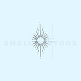 Sun Temporary Tattoo By M3.Ink (Set of 3)