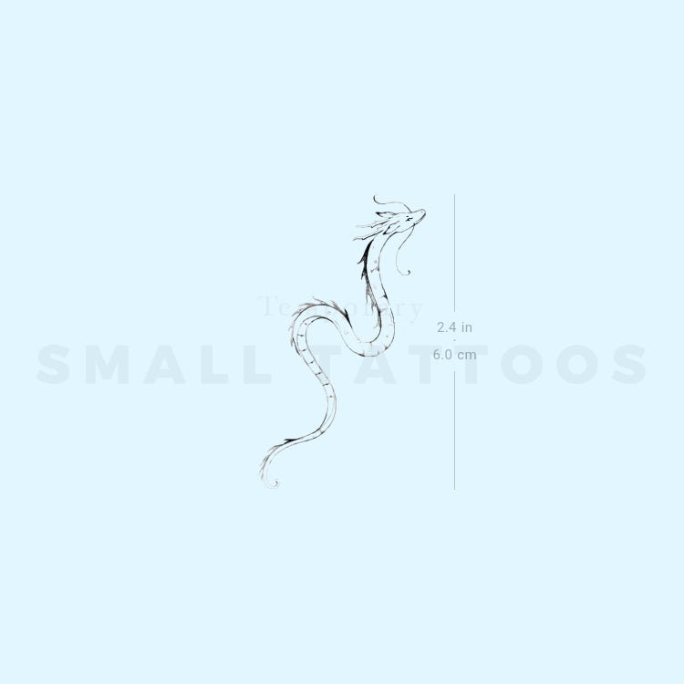 Dragon By Stefano Mazza Temporary Tattoo (Set of 3)