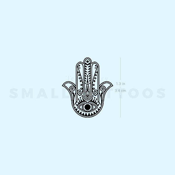 Hamsa Temporary Tattoo (Set of 3)