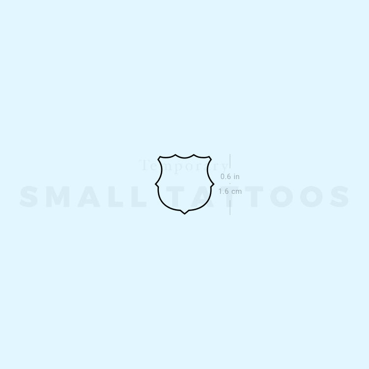 Barcelona Crest Temporary Tattoo (Set of 3)