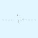 Sparkling Stars By Stefano Mazza Temporary Tattoo (Set of 3)