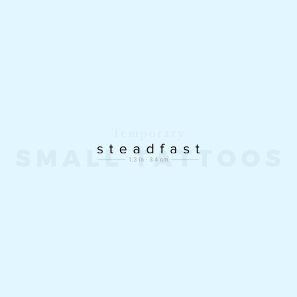 Steadfast Temporary Tattoo (Set of 3)