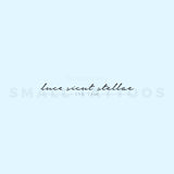 Luce Sicut Stellae Temporary Tattoo (Set of 3)