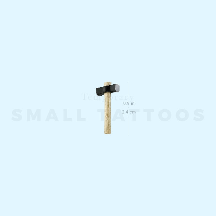 Club Hammer Temporary Tattoo (Set of 3)