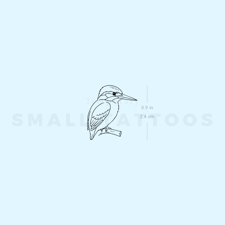 Small Kingfisher Temporary Tattoo (Set of 3)