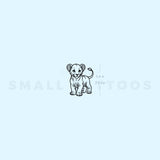 Little Lion Cub Temporary Tattoo (Set of 3)