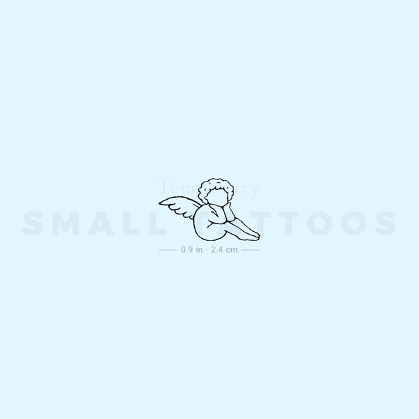 Faceless Cherub Temporary Tattoo (Set of 3)