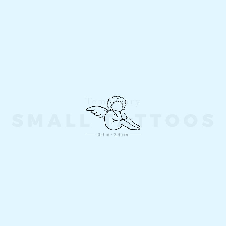 Faceless Cherub Temporary Tattoo (Set of 3)