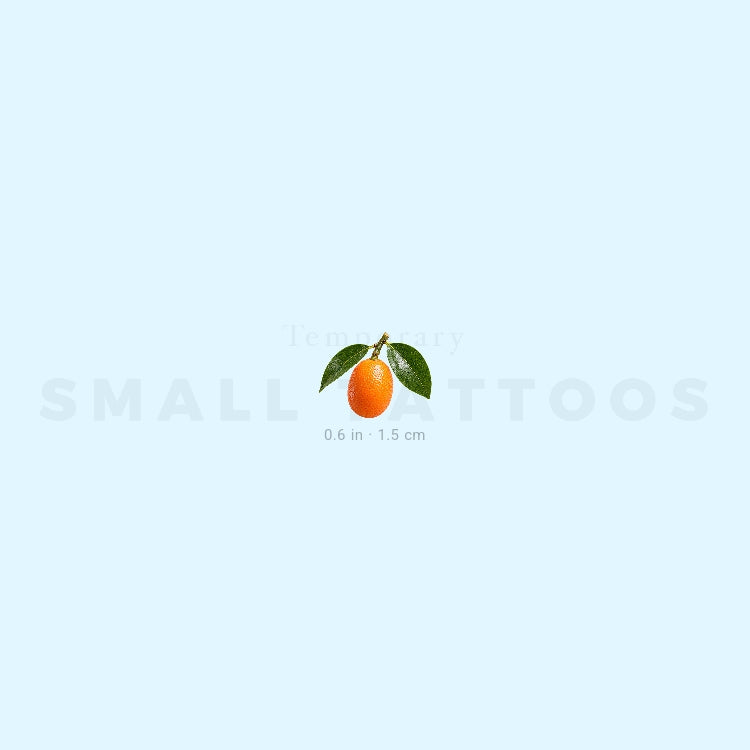 Little Kumquat Temporary Tattoo (Set of 3)
