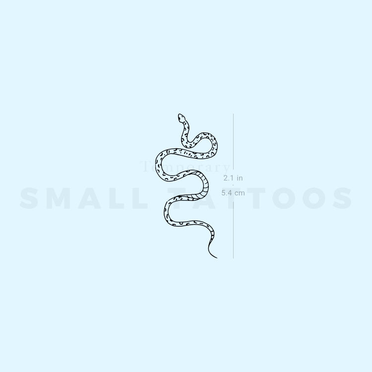 Snake Temporary Tattoo By M3.Ink (Set of 3)
