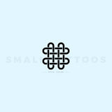 Quadruple Solomon's Knot Temporary Tattoo (Set of 3)