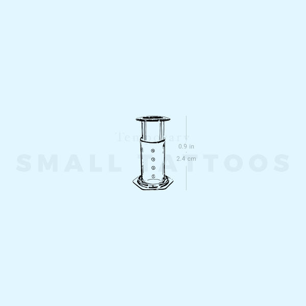 Aeropress Manual Coffeemaker Temporary Tattoo (Set of 3)