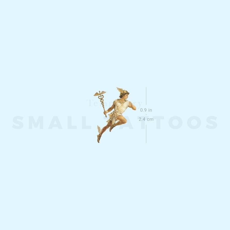 Hermes Temporary Tattoo (Set of 3)