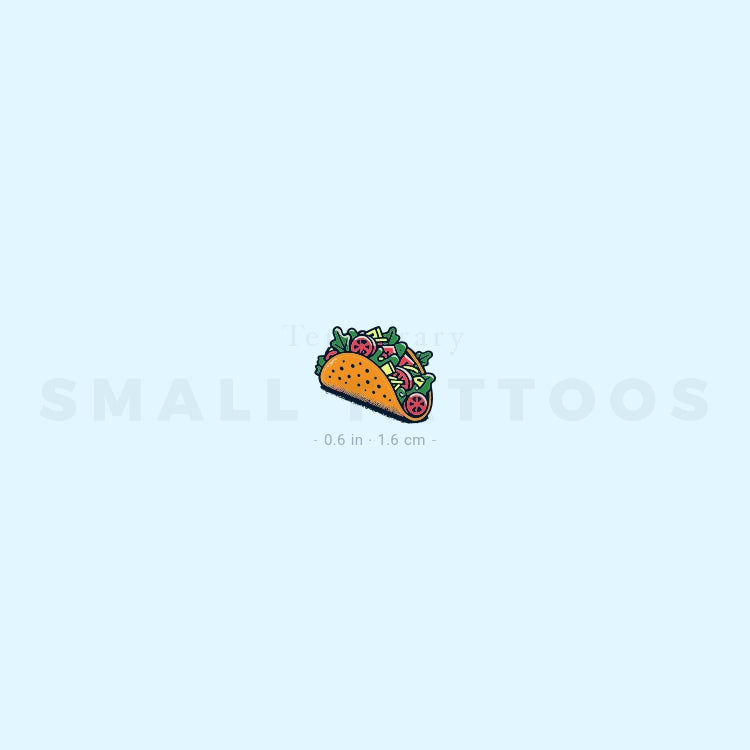 Little Taco Temporary Tattoo (Set of 3)