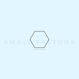 Hexagon Temporary Tattoo (Set of 3)