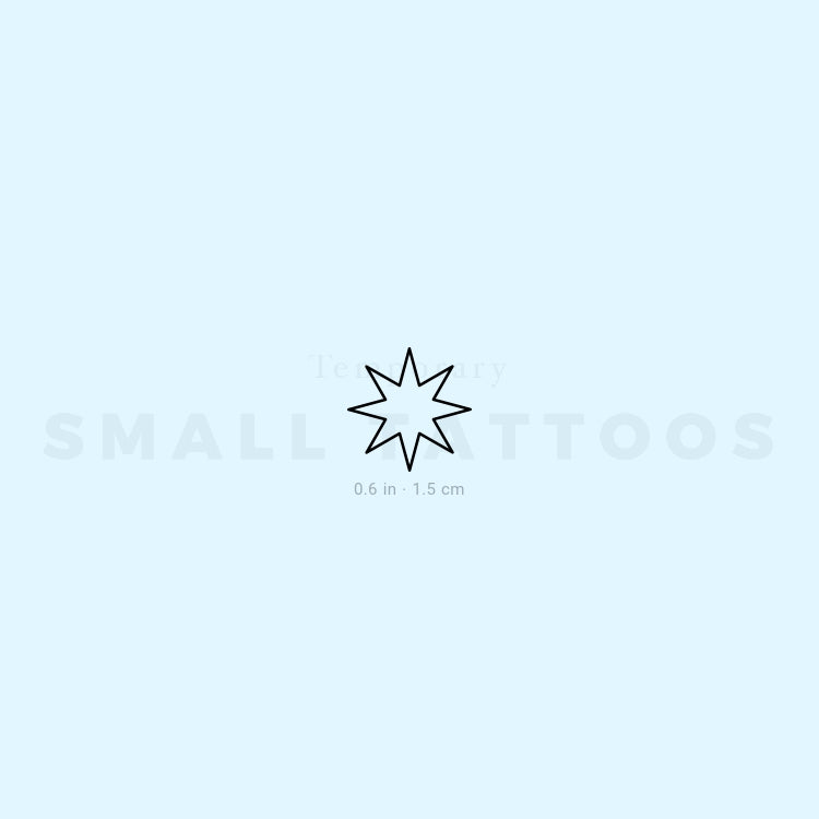 Ishtar Star Temporary Tattoo (Set of 3)