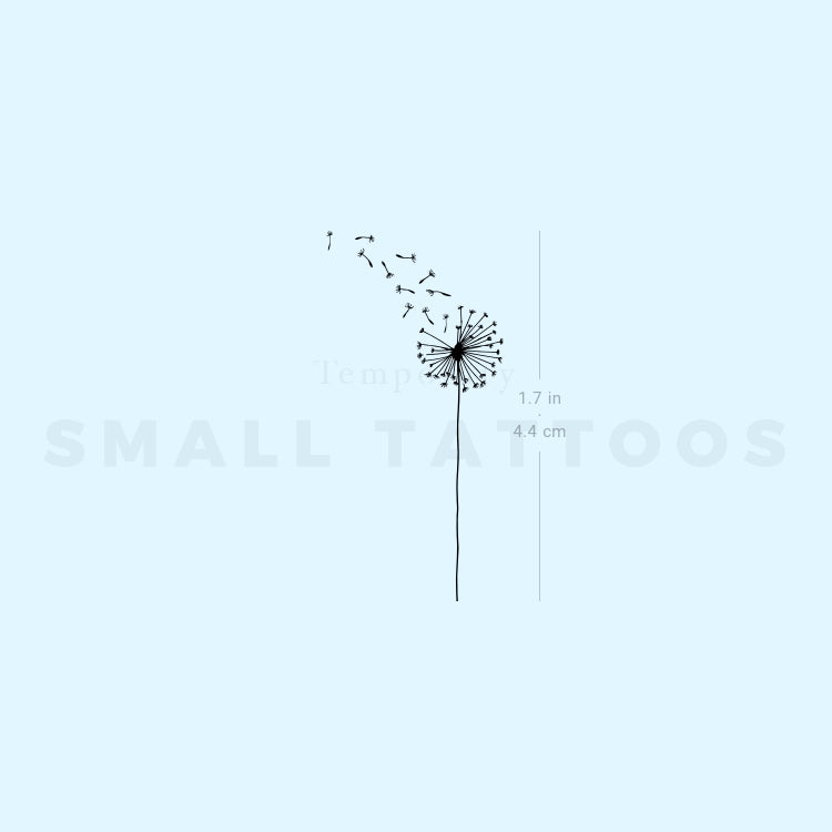 Dandelion Blowing Temporary Tattoo (Set of 3)