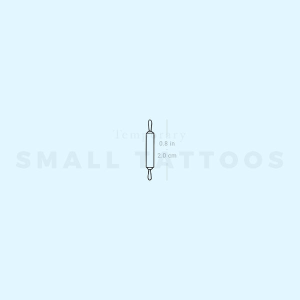 Rolling Pin Temporary Tattoo (Set of 3)